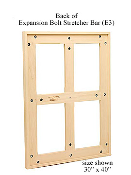 Back of expansion bolt stretcher bar - E3